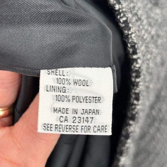 Talbots Women’s Blazer Black White Tweed 100% Wool 2-Button Jacket Size 16P NWT - Picture 7 of 9